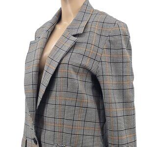 Pendleton Womens Plaid Blazer 100% Virgin Wool Size 6